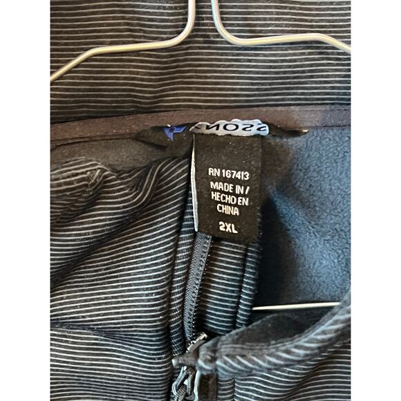 Knoss Black Full Zip Shacket Mens 2XL - Picture 3 of 3